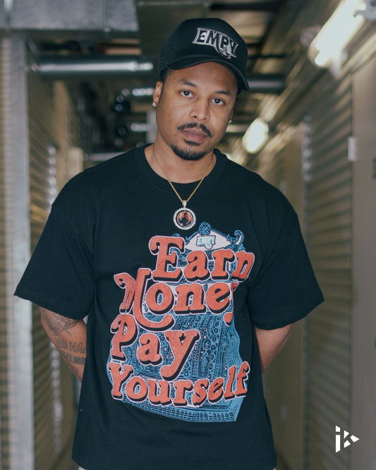Empy “ Earn Money Pay Yourself “ Black Tee
